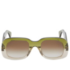 Cubitts x YMC Killy Sunglasses in Green 
