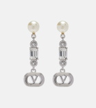 Valentino VLogo Swarovski®-embellished drop earrings