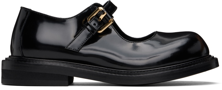 Photo: Moschino Black Mary Jane Olivia Loafers