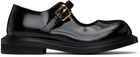 Moschino Black Mary Jane Olivia Loafers