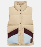 Tory Sport Colorblocked down vest