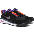 Nike - ACG Dog Mountain Suede and Mesh Sneakers - Men - Black