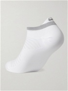 Nike Running - Spark Lightweight Stretch-Knit No-Show Socks - White - US 8