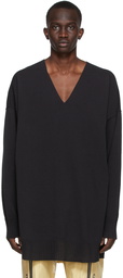 Rick Owens Black Tommy V Sweater