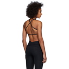 Live the Process Black Corset Sports Bra