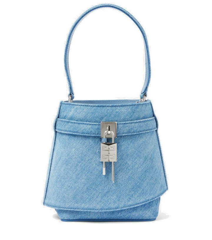 Photo: Givenchy Shark Lock denim bucket bag