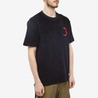 Moncler Men's Logo Outline T-Shirt in Black