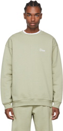 Dime Green Cotton Sweatshirt