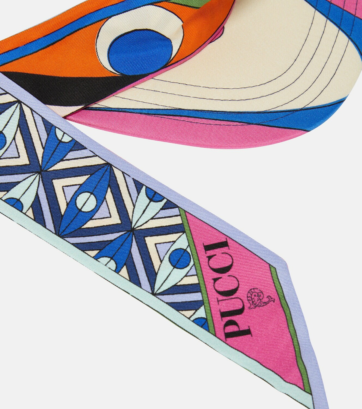 Pucci Printed silk visor Emilio Pucci