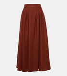 Loro Piana Sabrina linen maxi skirt