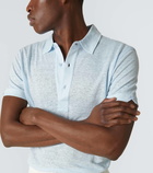Orlebar Brown Sebastian linen jersey polo shirt