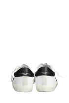 Philippe Model Prsx Low Sneakers In White Suede And Leather