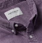 Carhartt WIP - Madison Button-Down Collar Cotton-Corduroy Shirt - Purple