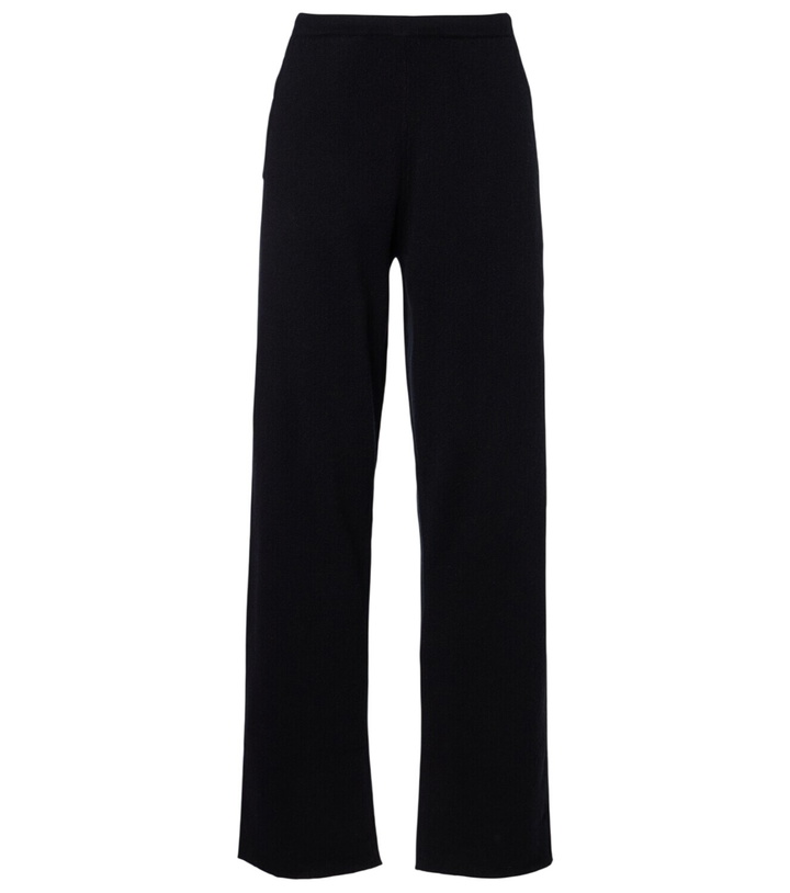 Photo: Extreme Cashmere N°320 Rush cashmere-blend wide-leg pants