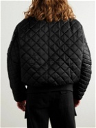 Mastermind World - Alpha Industries MA-1 Reversible Logo-Print Quilted Shell Bomber Jacket - Black