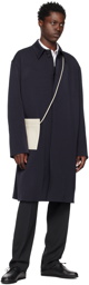 The Row Navy Dennis Coat