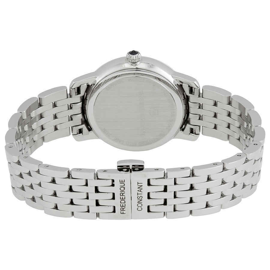 Frederique Constant Slimline Quartz Diamond Ladies Watch FC-220MPWD1S26B