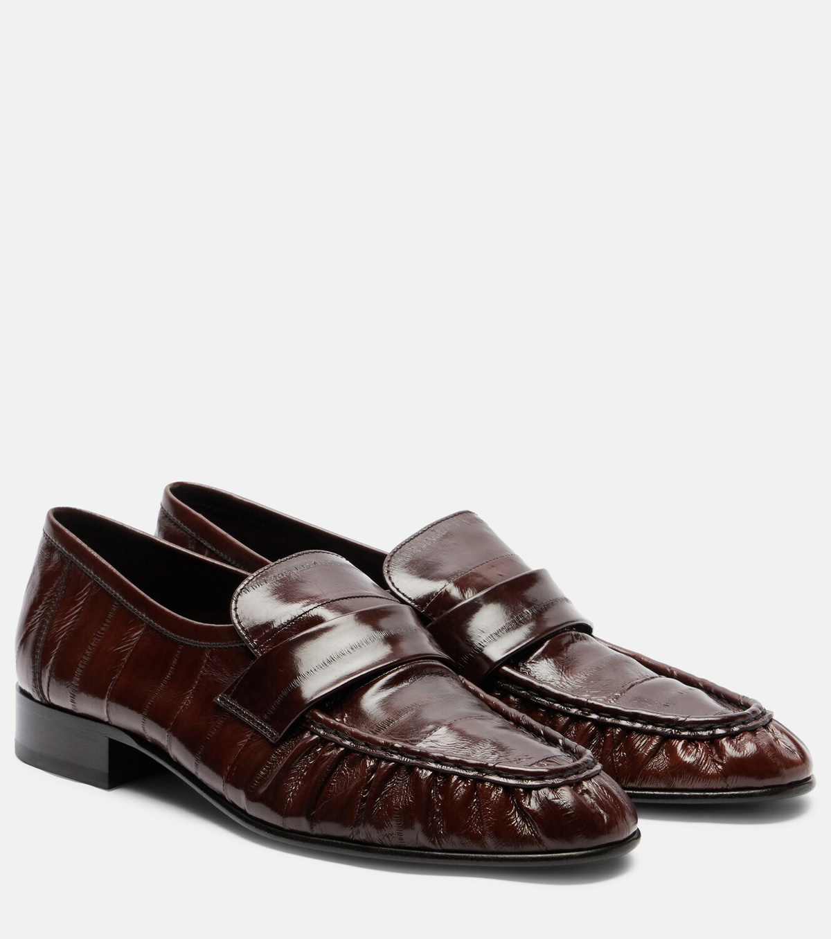 The Row Soft leather loafers