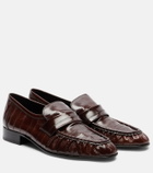 The Row Soft leather loafers