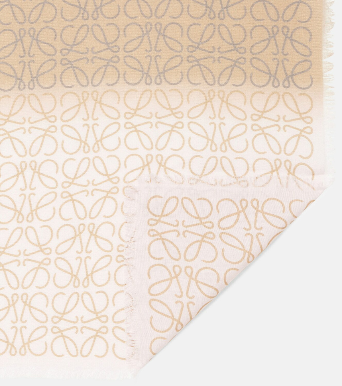 Loewe Anagram wool, silk and cashmere scarf