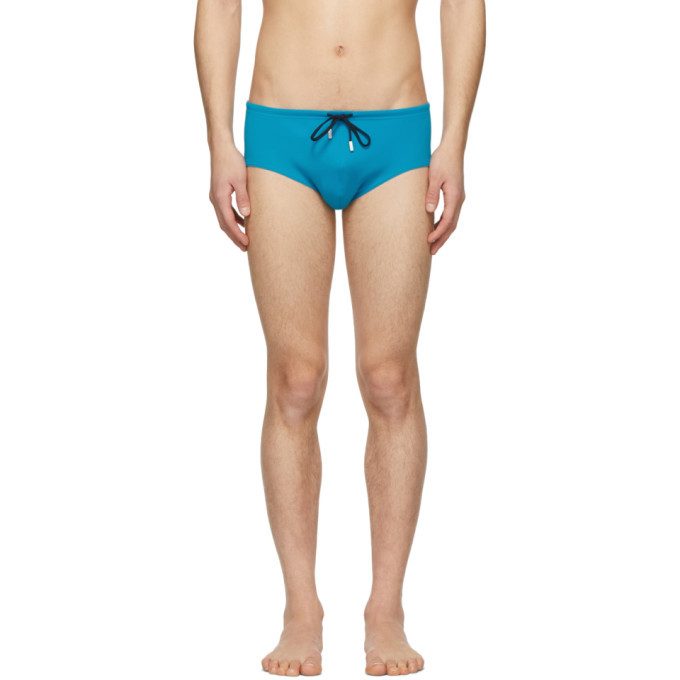 Photo: Vilebrequin Blue Solid Nuages Swim Briefs