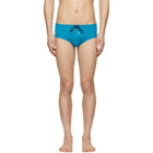 Vilebrequin Blue Solid Nuages Swim Briefs