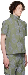 paria /FARZANEH Green Cotton Shirt