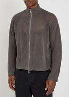 Mki Miyuki Zoku Open-knit Linen and Cotton-blend Cardigan Brown