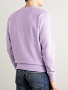 TOM FORD - Brushed Cotton-Blend Jersey Sweatshirt - Purple