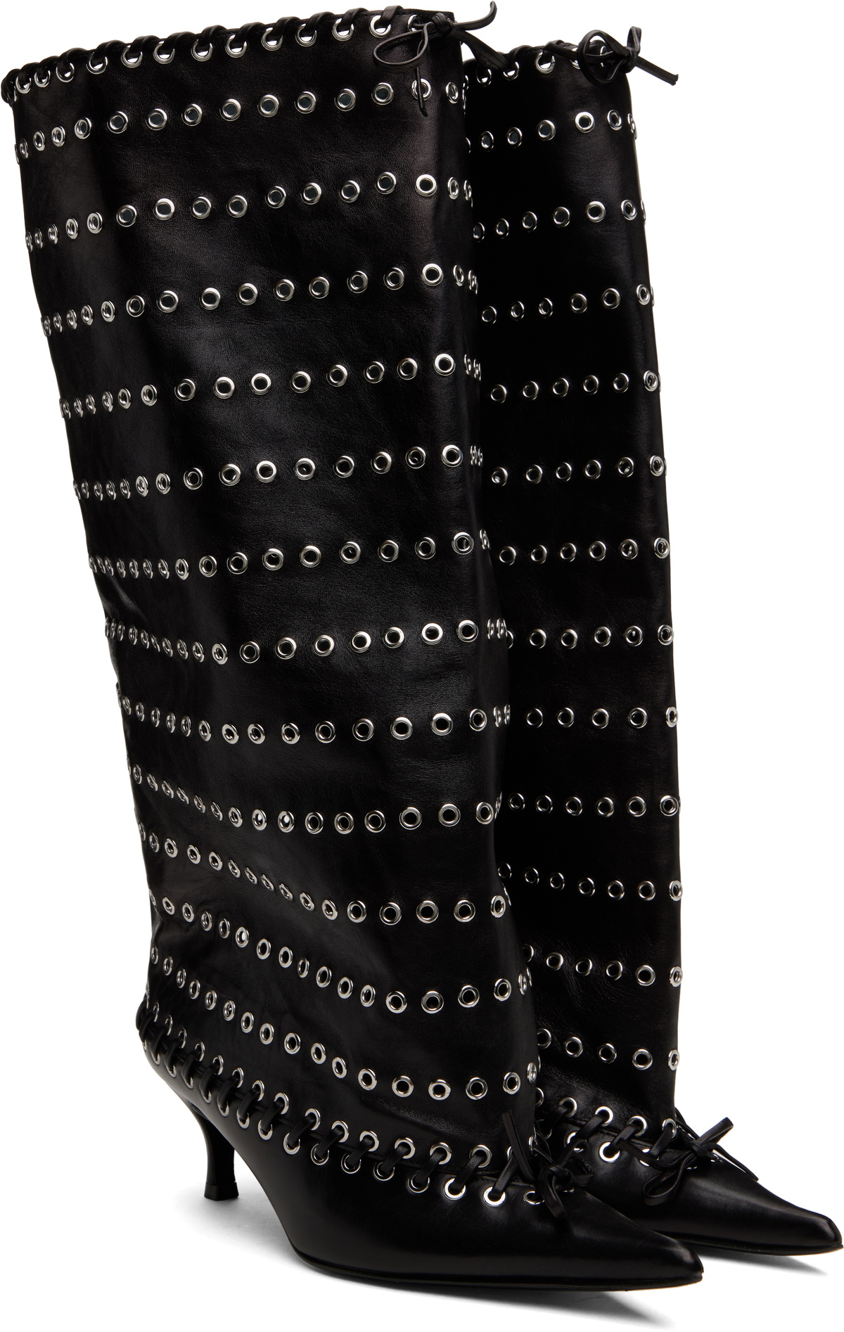 ALL-IN Black Grommet Level Boots