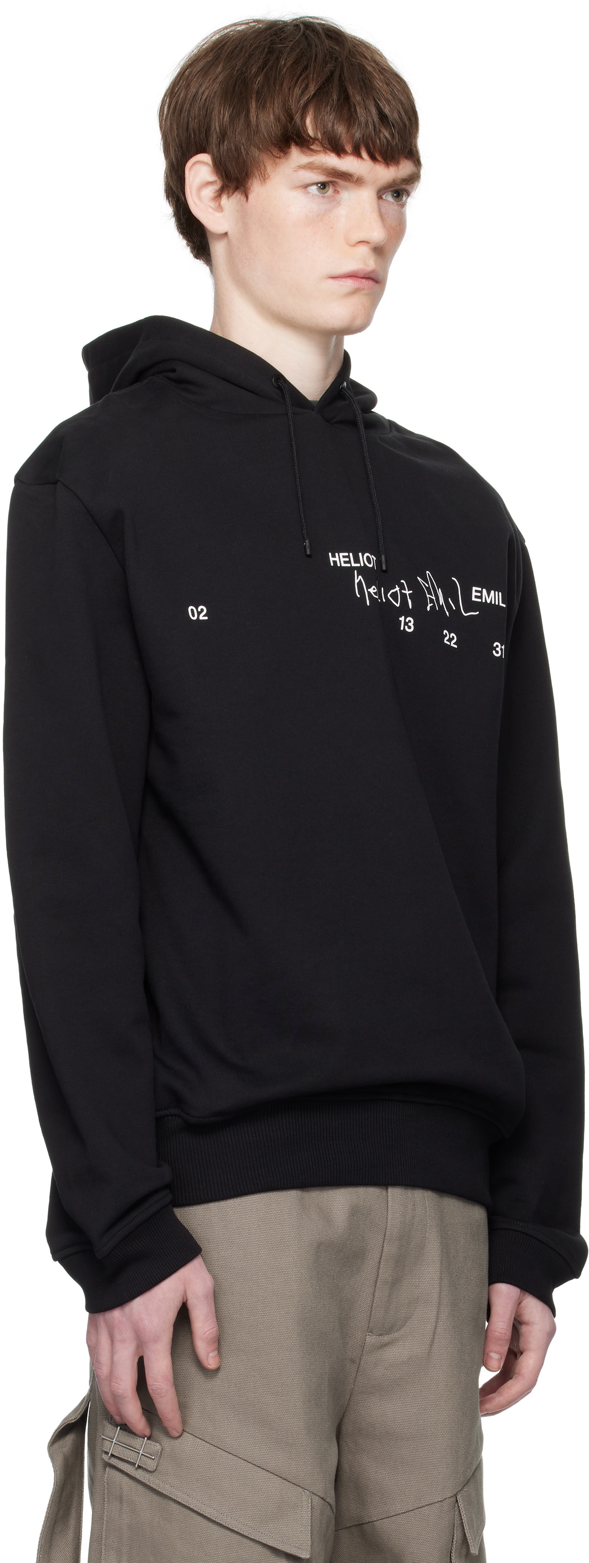 HELIOT EMIL Black Fulgens Hoodie