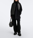 Mou Mini shearling-lined suede ankle boots