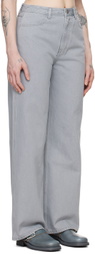 AMOMENTO Gray Bootcut Jeans