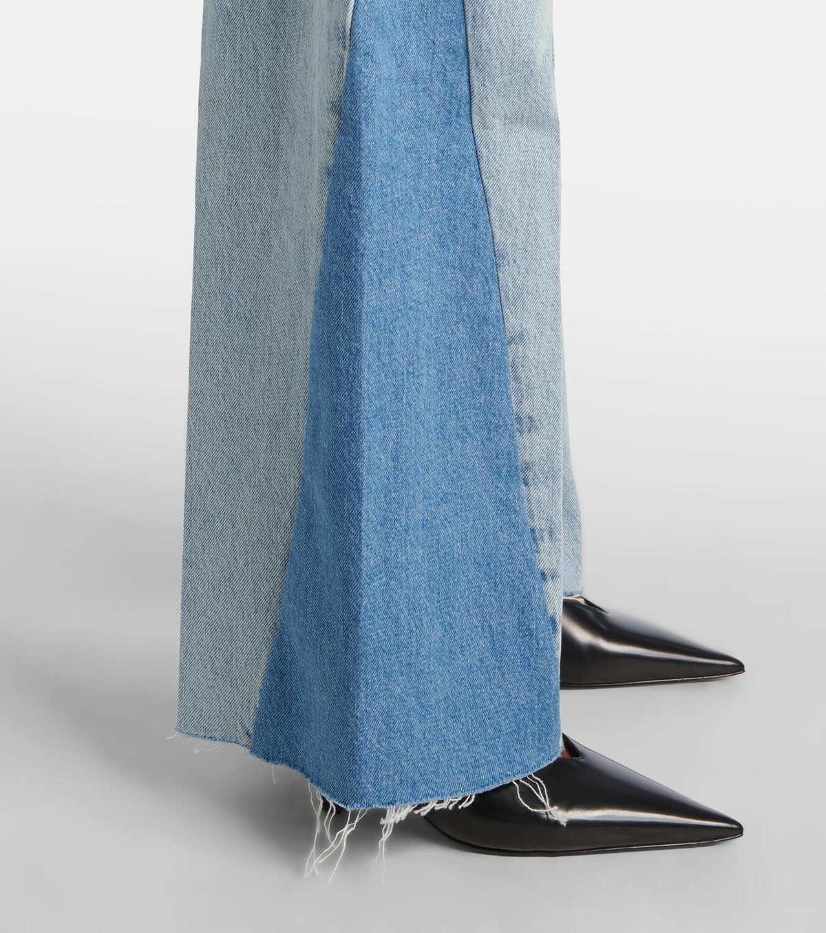 Frame Le Baggy Palazzo mid-rise wide-leg jeans