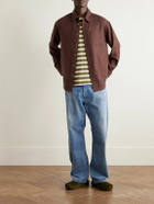 The Elder Statesman - Wool and Cashmere-Blend Shirt - Brown