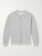 OrSlow - Cotton-Jersey Zip-Up Sweatshirt - Gray