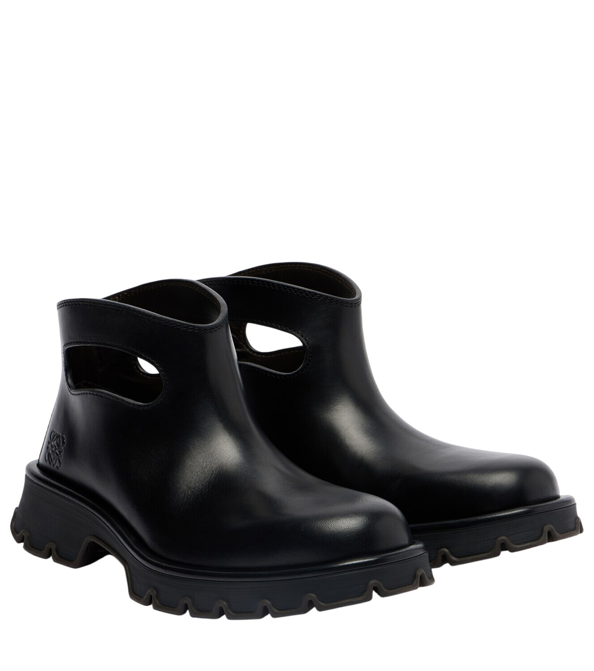 LOEWE ラバーアンクルブーツ bottega veneta Loewe Campo leather knee-high boots Loewe