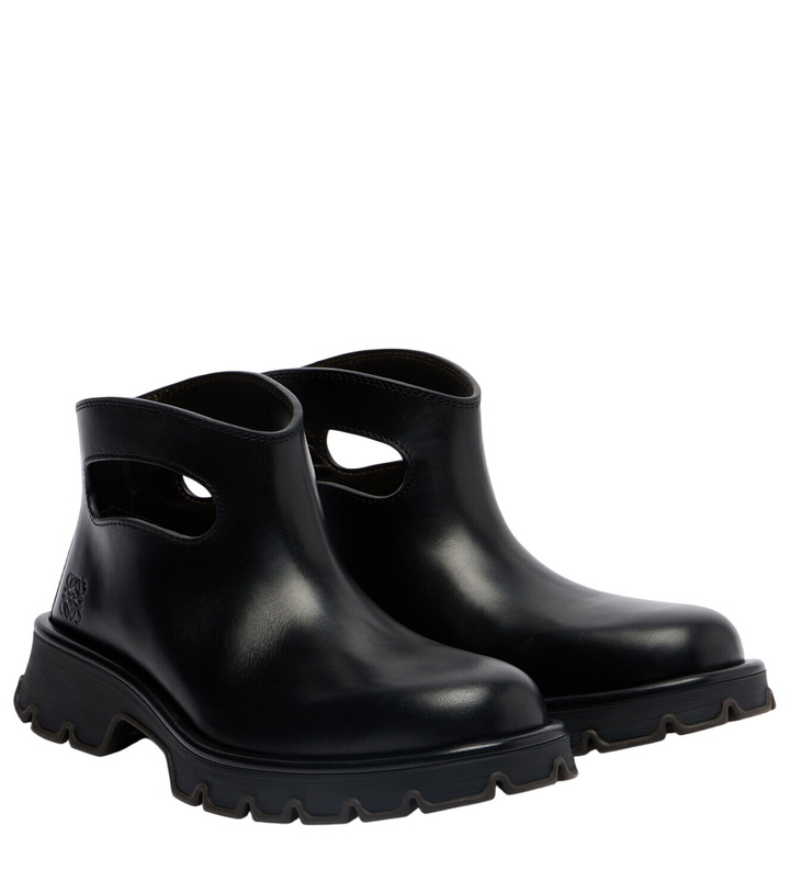 Photo: Loewe Bobby leather ankle boots
