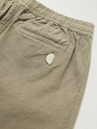 Folk - Drawcord Assembly Straight-Leg Linen and Cotton-Blend Canvas Trousers - Neutrals