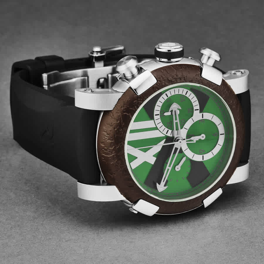 Romain Jerome Titanic-Dna Chronograph Automatic Green Dial Mens Watch RJ.TI.CH.601.10
