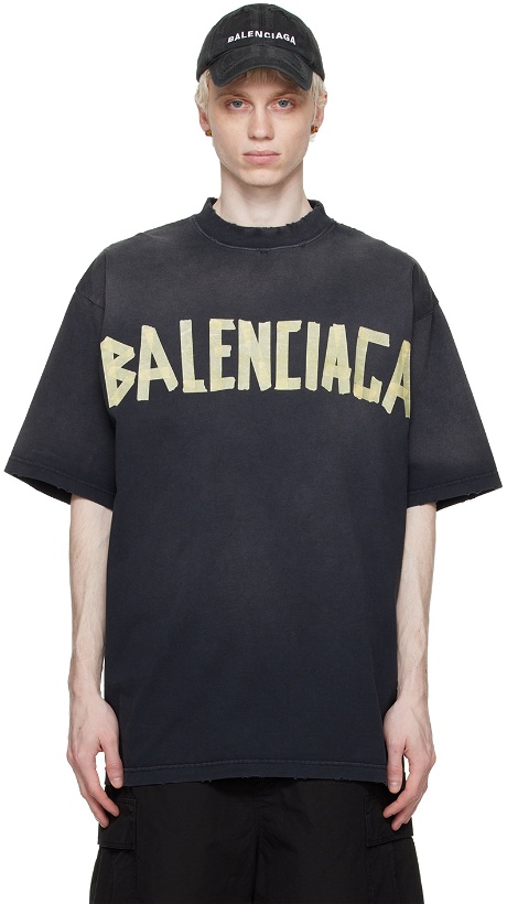 Photo: Balenciaga Black Tape Type T-Shirt