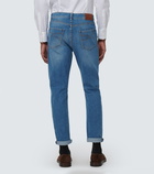 Brunello Cucinelli Distressed slim-leg jeans