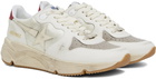 Golden Goose White Running Sole Sneakers