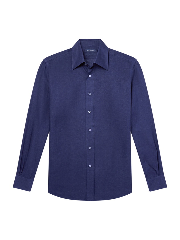 Photo: Thom Sweeney - Linen Shirt - Blue