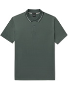 HUGO BOSS - Mercerised Cotton Polo Shirt - Green