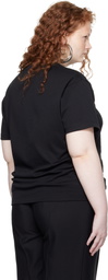 Mugler Black Chrome Logo T-shirt