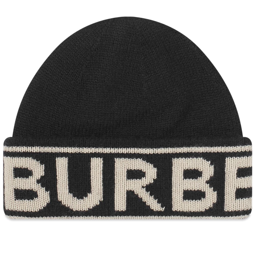【人気モデル】BURBERRY London ロゴビーニー　カシミヤ100％ Burberry Logo Beanie Hat Burberry