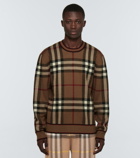 Burberry - Checked wool sweater