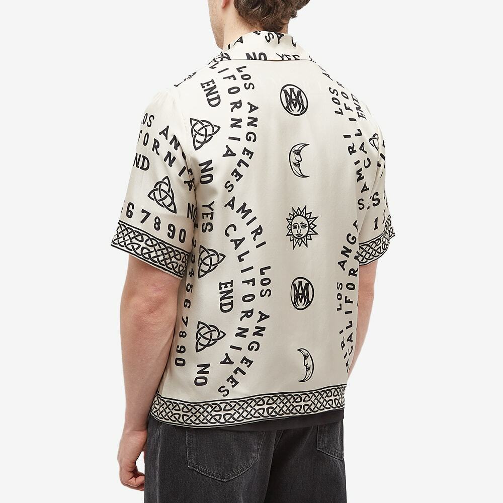 AMIRI Men's Ouija Board Bowling Shirt in Alabaster Amiri
