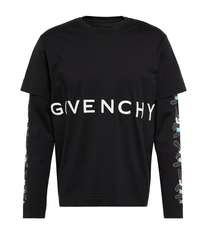 Photo: Givenchy - x Disney® Oswald cotton layered T-shirt